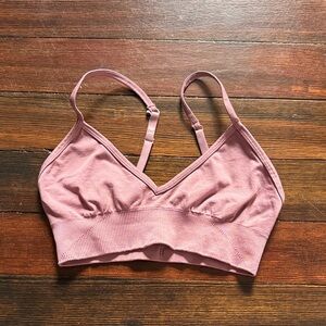 Darc Sport Seamless V-Neck Bralette - Dusty Mauve